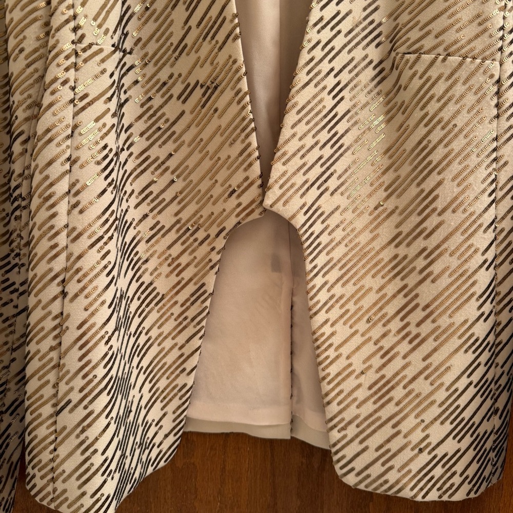 Halston Sequin Blazer - image 4